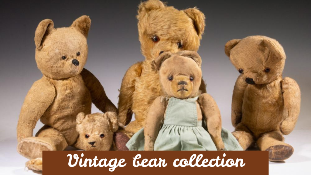 Vintage teddy bears