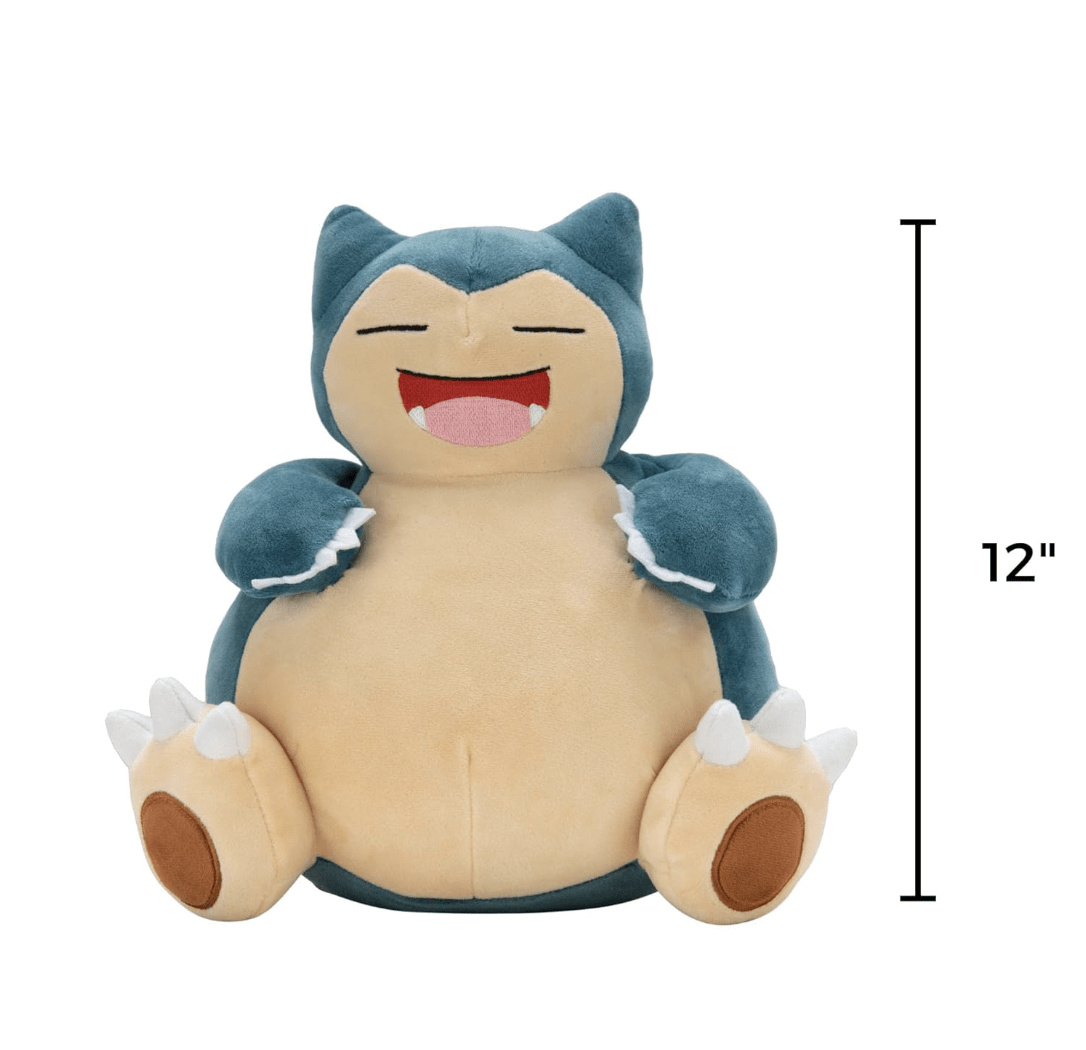 Pokemon Snorlax Plush 12 Inch, Cozy Cuddle Companion for Kids - Image 3